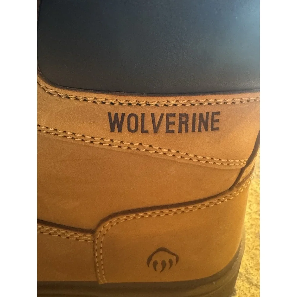 Wolverine‎ Floorhand Waterproof Men's Size 9.5 Tan Slip Resistant Work Boots